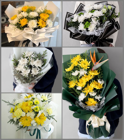 安徽六安市霍邱县冯瓴乡三赵郢村白事花束代送